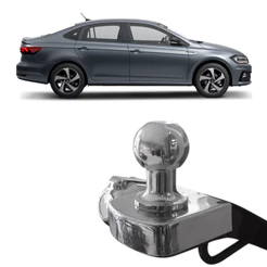 Engate Reboque Volkswagen Virtus (MSI/ Confortline/ Highline/ TSI/ GTS) 2018 2019 2020 2021 2022 Fixo Forte e Resisten
