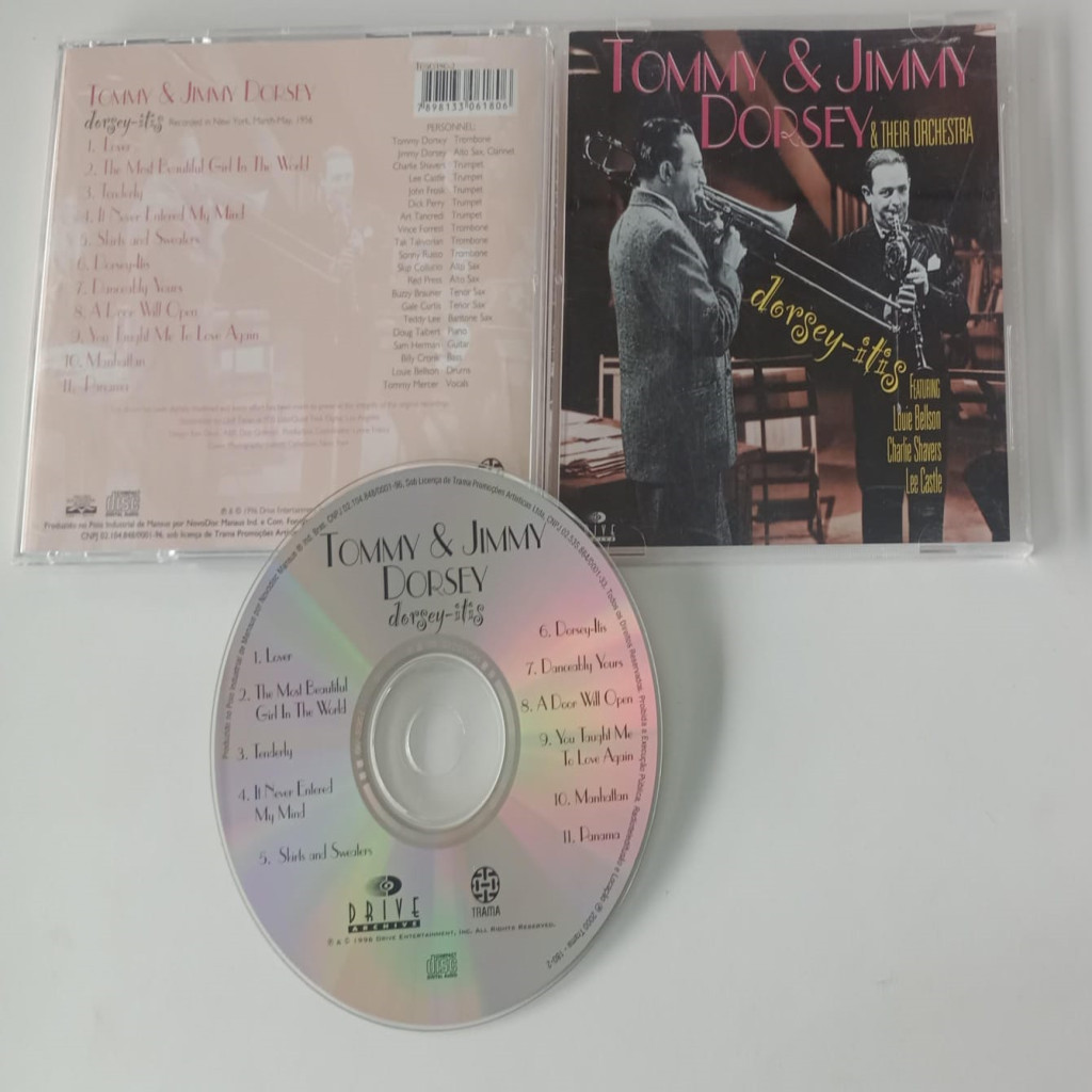 CD TOMMY & JIMMY DORSEY E ORQUESTRA DORSEY-ITIS / TOMMY & JIMMY DORSEY & THEIR ORCHESTRA