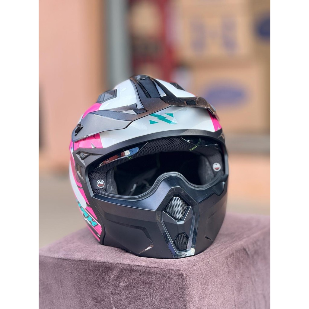 Capacete Norisk Esportivo Moto Aberto Darth 2 STORM