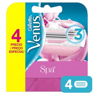 Carga para Aparelho de Depilar Gillette Venus Spa 4 Unidades em Oferta na Shopee