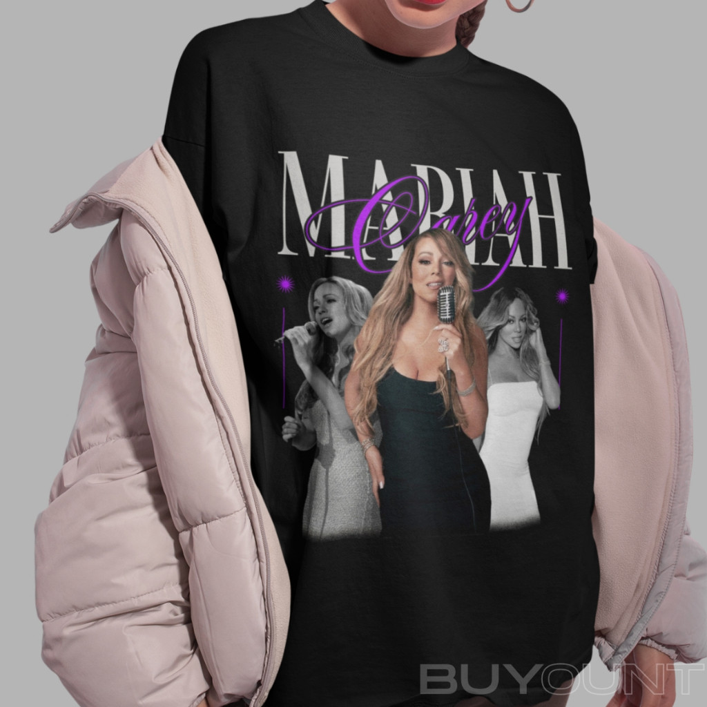 Camiseta Unissex Básica Estampa Mariah Carey - Blusa 100% em Algodão - Envio Imediato - DR Bigorna