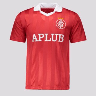 Camisa Internacional Retrô 1988 Vermelha em Oferta na Shopee
