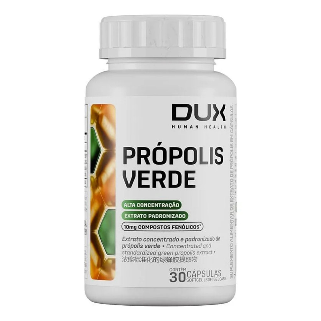 Propolis 30 Caps Dux Nutrition em Oferta na Shopee