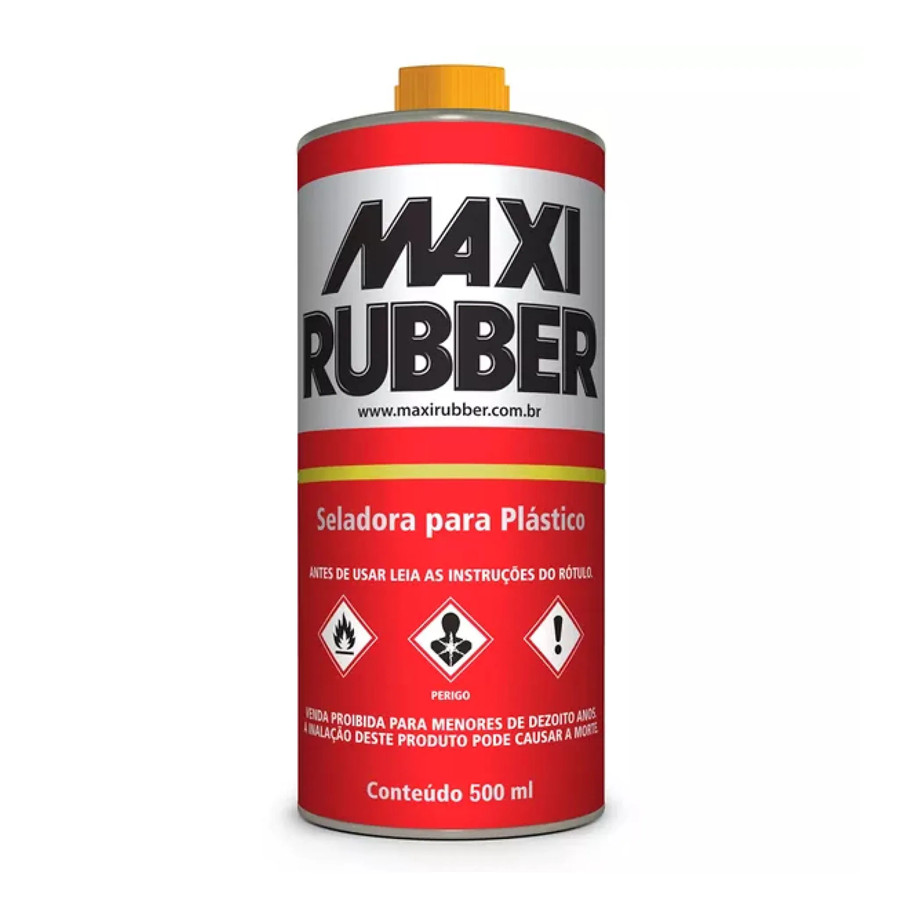 Seladora Para Plástico Promove Aderencia - 500ml Maxi Rubber em Oferta na Shopee