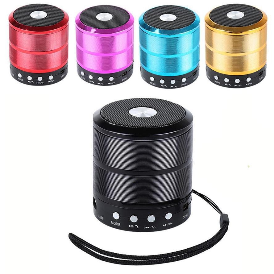 Mini Caixinha Som Ws-887 Bluetooth Portátil Usb Mp3 P2 Sd Rádio Fm