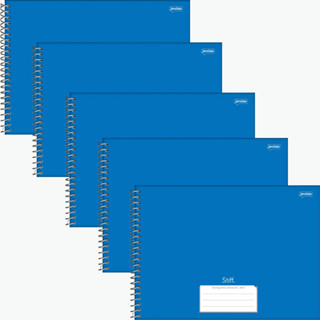 Caderno Cartografia/Desenho 80F Stiff Azul – Kit 4 Unidades em Oferta na Shopee