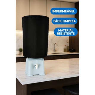 Capa Galão de Água 20 Litros Bebedouro  Preta Impermeável – Bemprat em Oferta na Shopee
