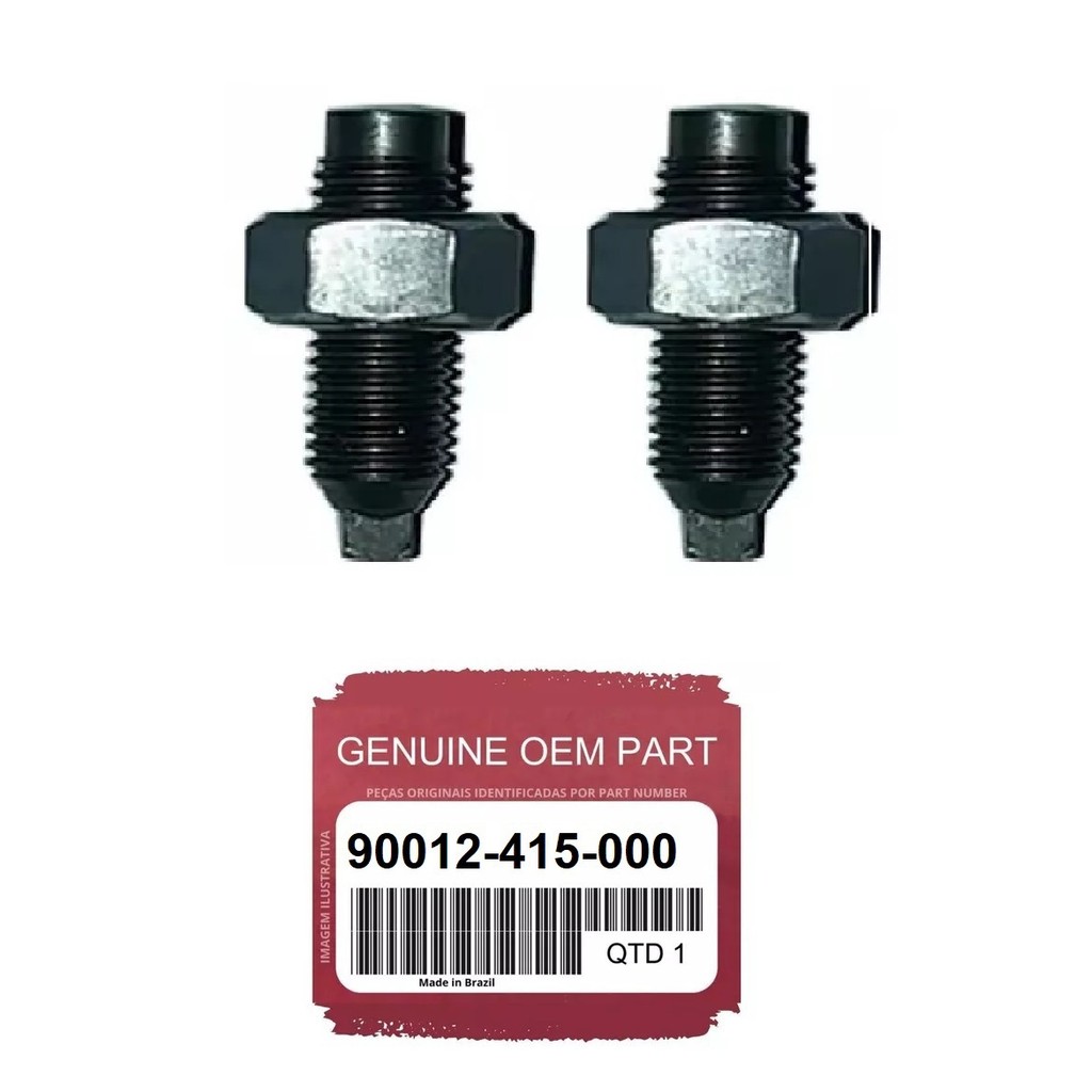 2 Parafuso Regulagem Válvula Cg Titan125/150/cbx/xr 200 Orig