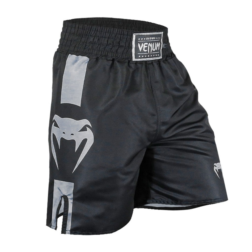 Short Boxe Venum Logo Performance Silver em Oferta na Shopee