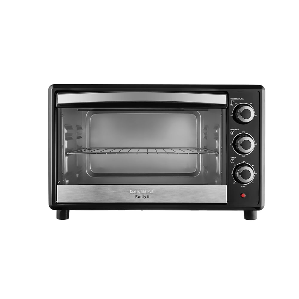 Forno Elétrico 42L Family II Mondial Preto e Inox  FR-42 - Home Appliances