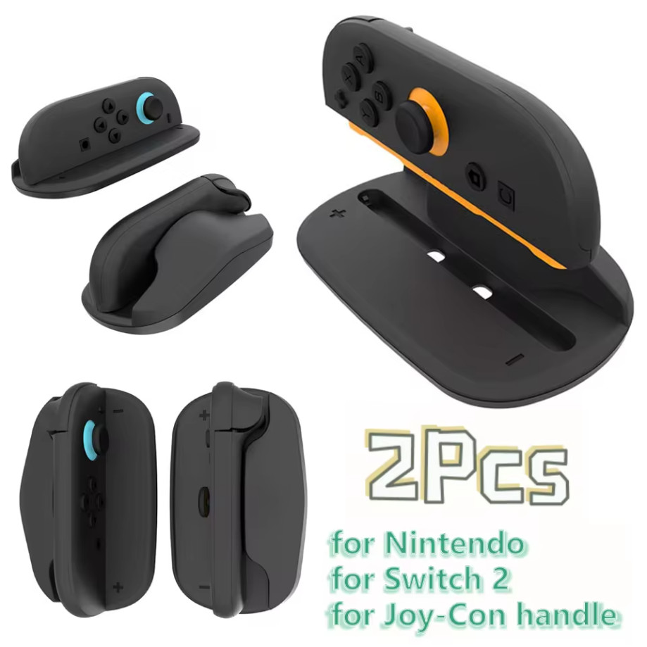 1 Par De Controle De Jogos Mouse Para Nintendo Switch 2 Joy-Con Joycons Ergonômico Esquerda Direita Controlador Suporte 