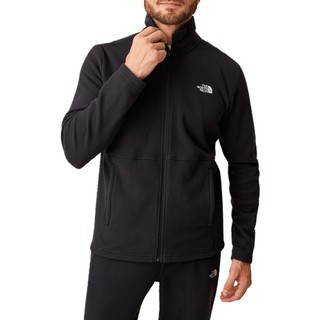 Casaco Fleece Masculino TKA Glacier Full Zip Preto - The North Face