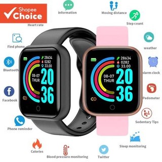 Y68 D20 Smartwatch Relógio Inteligente Novo Monitor De Fitness Homens Mulheres Pulseira D…