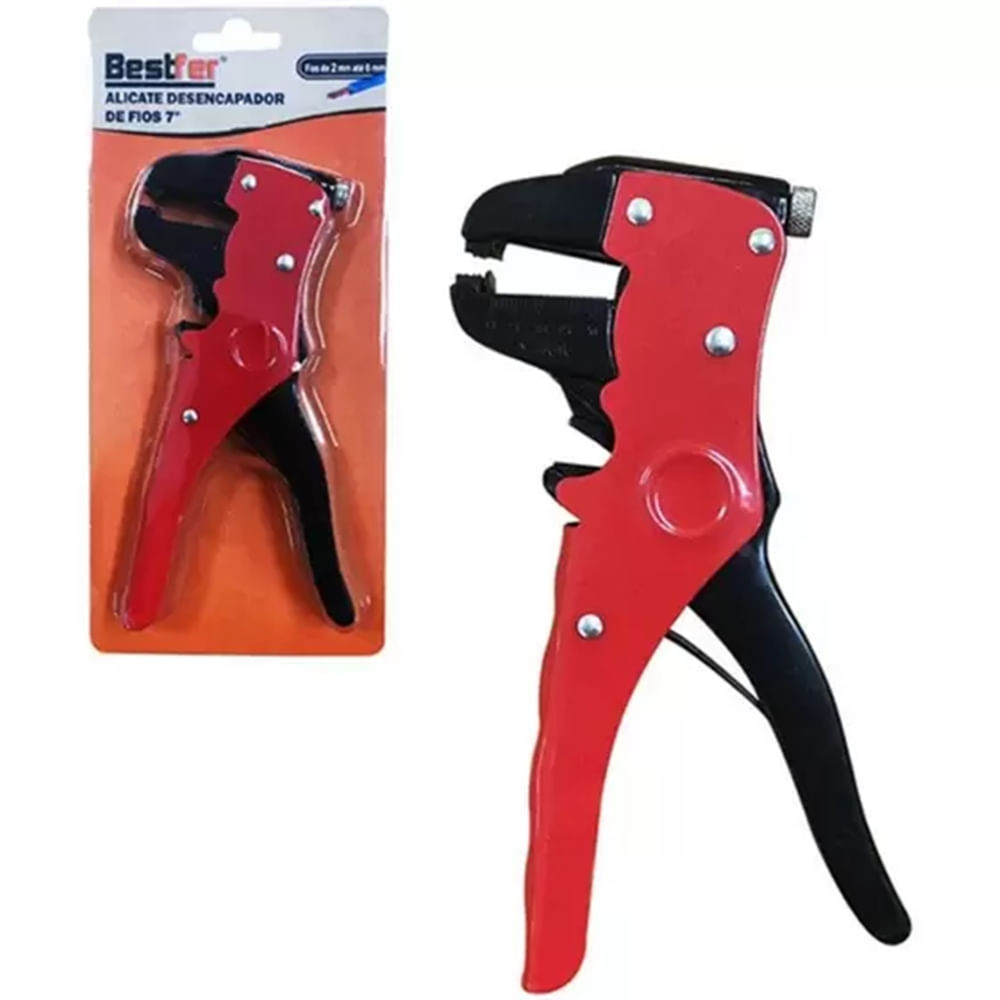 Alicate BestFer Desencapador de fio em Oferta na Shopee