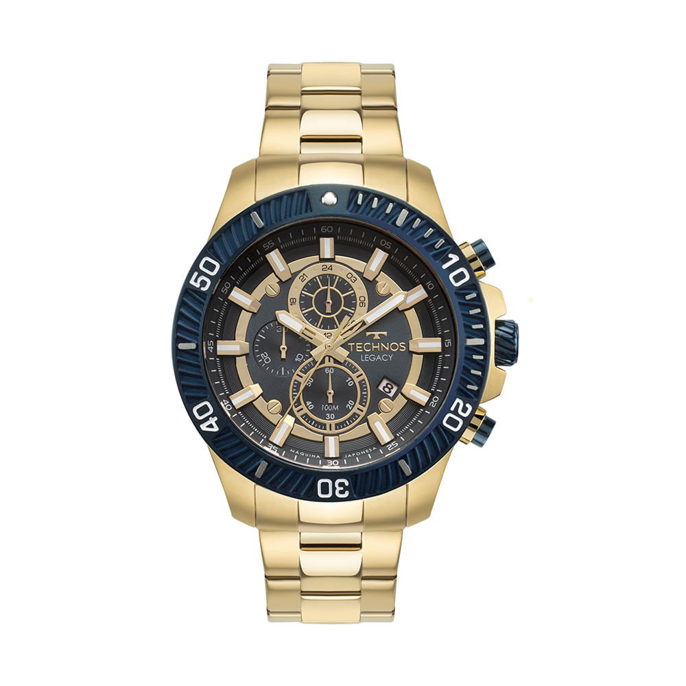 Relógio Technos Masculino Legacy Bicolor - JS15ENN/1A