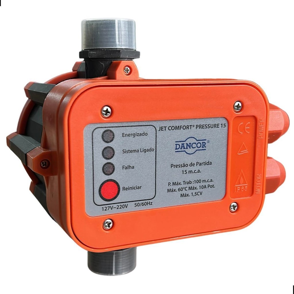 Pressostato Dancor Para Bomba Jet Confort Pressure 110/220v