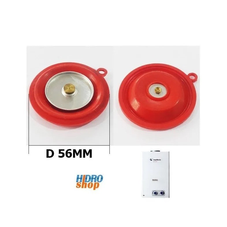 Diafragma Membrana Silicone Aquecedor Eb1500 D56  MR7072143