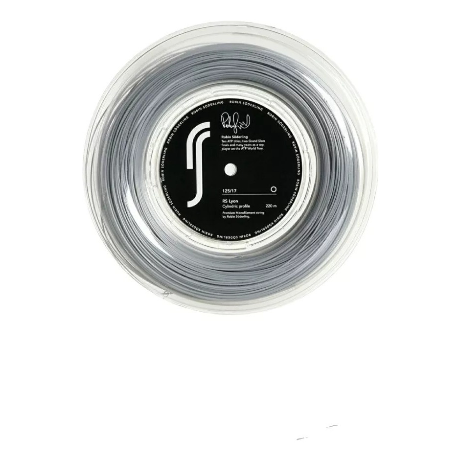 Rolo Corda Robin Söderling Lyon 1.20/ 1.25/1.30mm 220m Prata(1.3 mm,Prateado)