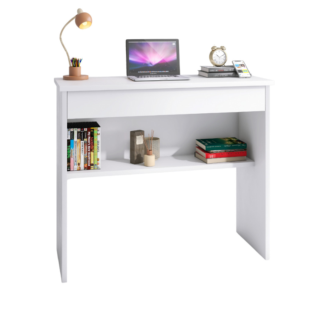 Escrivaninha Industrial 70cm com Gaveta Organizador para Escritório