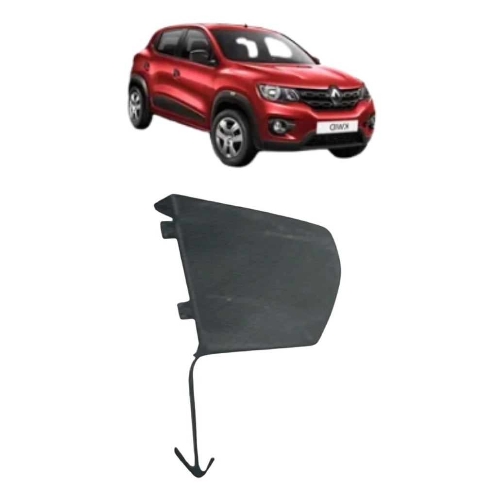 Tampa do Reboque Renault Kwid Outsider 2017 a 2022 Preta