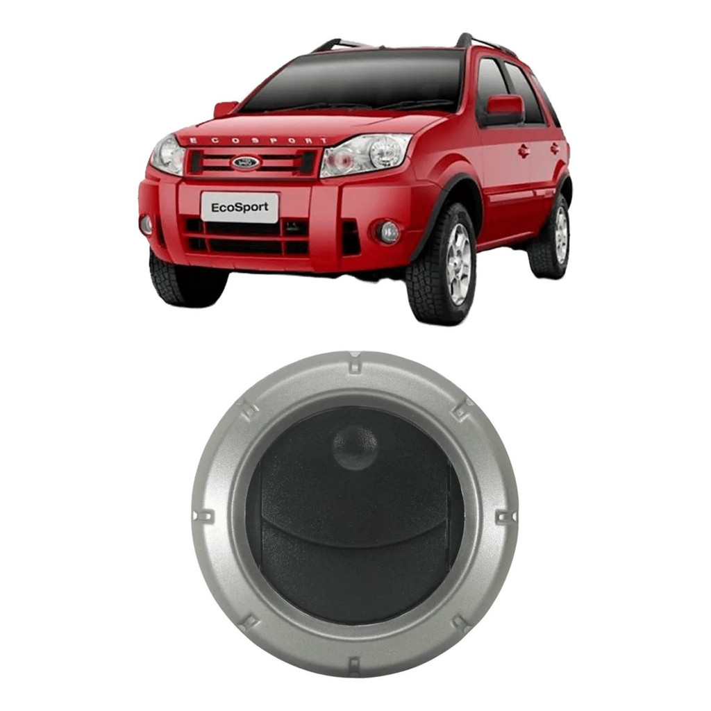 Difusor De Ar Fiesta 08/14 Ecosport 08/12 Ford Borda Prata