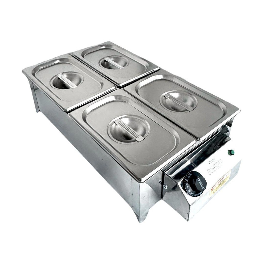 Buffet Rechaud 4 Cubas Elétrico Inox 220V Profissional