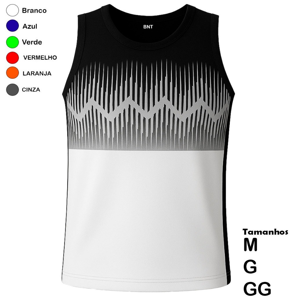 Camiseta masculina Regata dryfit para atividades fisicas academia musculação corrida treino Esporte