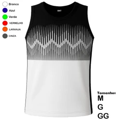 Camiseta masculina Regata dryfit para atividades fisicas academia musculação corrida treino Esporte
