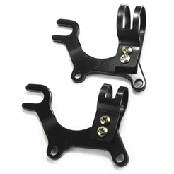 Par Adaptador Freio A Disco Pinca P/ Bicicletas Diant/ Tras