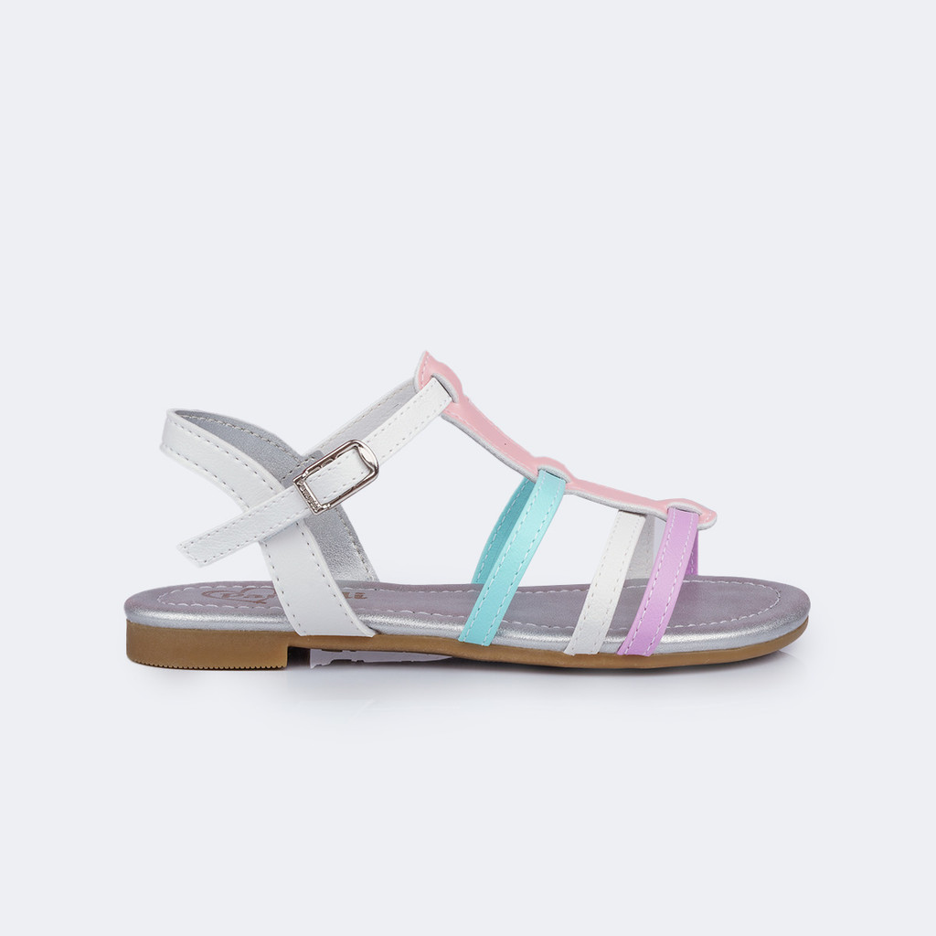 Sandália Infantil Tiras Candy Colors Pampili