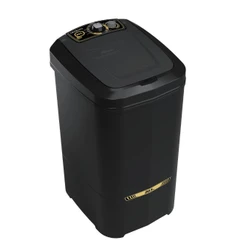 Tanquinho de Lavar Roupa 20,5kg Semiautomática Preto 127v Newmaq com 9 Programas de Lavagem