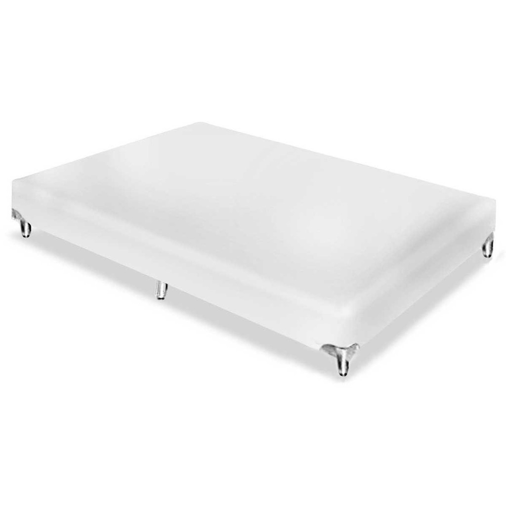 Cama Box Base Queen Americana Courano White (158x198x23) - Ortobom em Oferta na Shopee