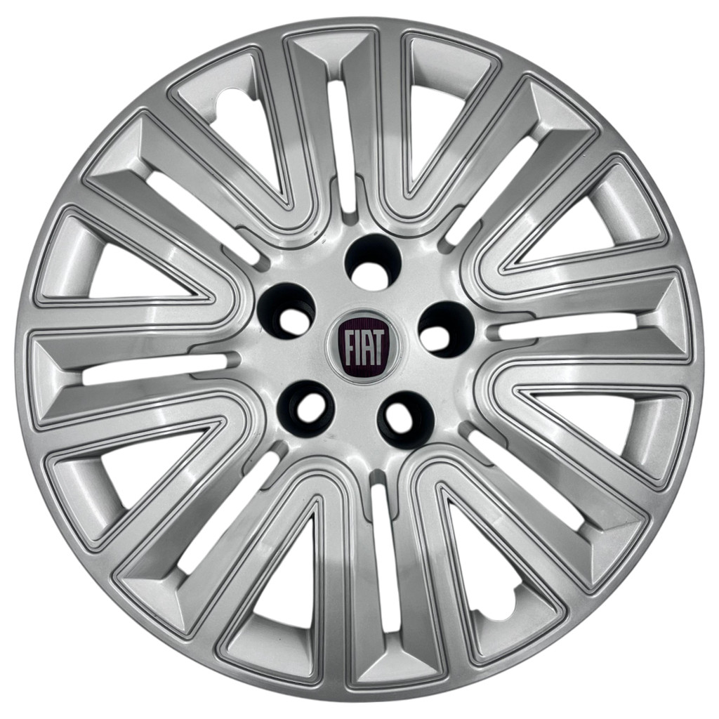 01 Calota Toro Tracker Tcross Aro 16 Prata 5 Furos