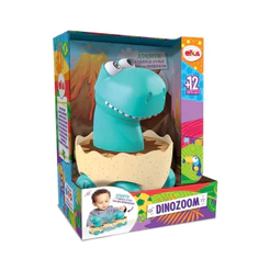 Brinquedo Infantil Carrinho Dinozoom com Fricção Elka - 1174