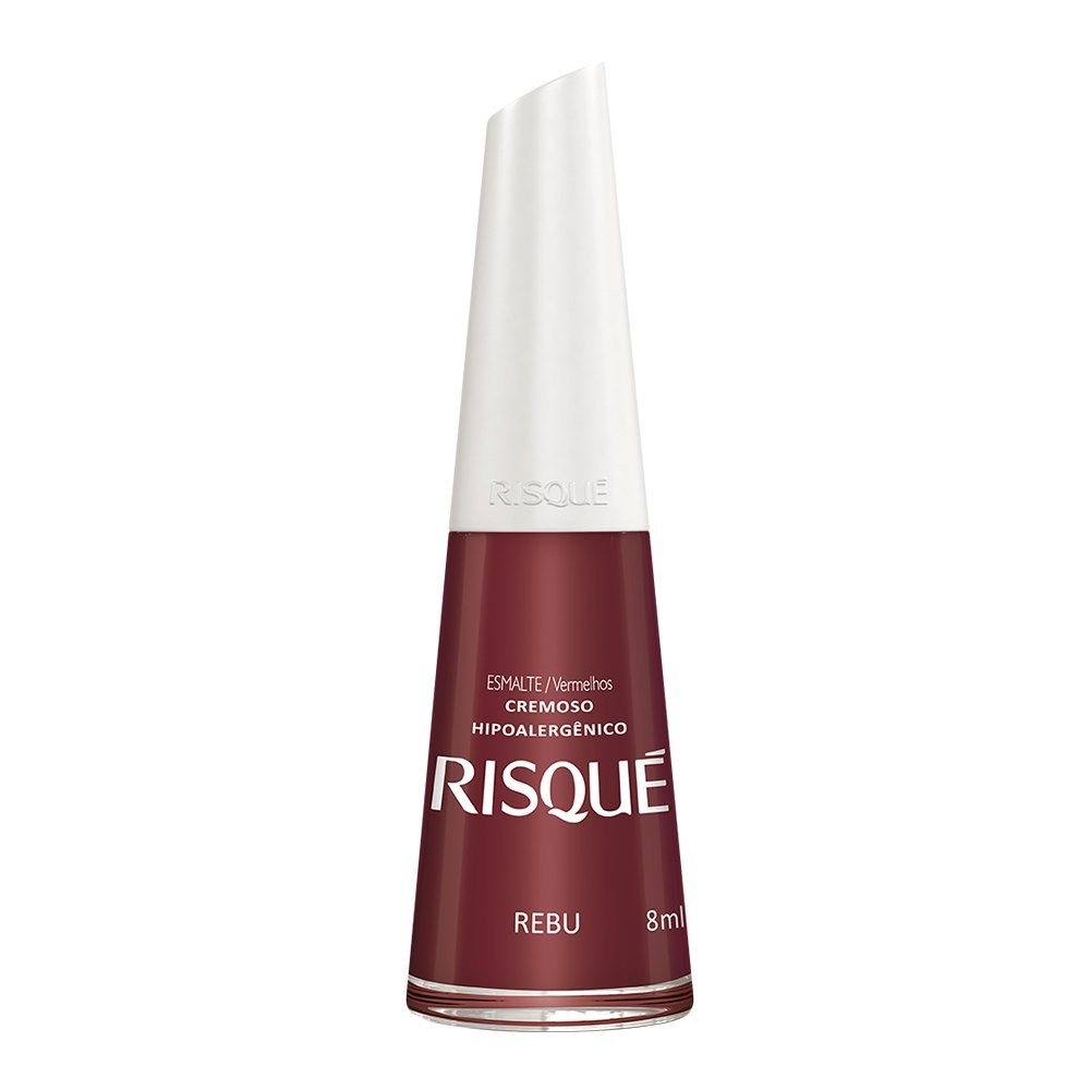 Esmalte Risqué Cremoso – Rebu 8 ml em Oferta na Shopee