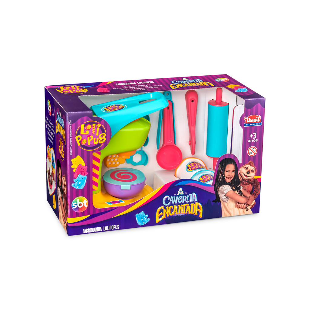 Massa de Modelar Fabriquinha Lolipopus A Caverna Encantada em Oferta na Shopee