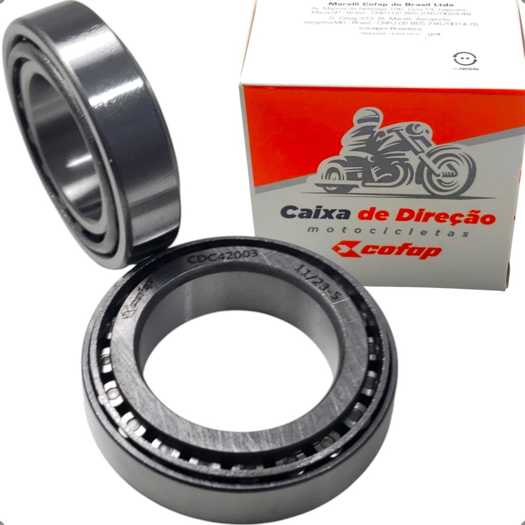 Caixa De Direção Cônica Original Cofap Yamaha DT 125 180 YBR 125 Neo 115 Fazer FZ25 FZ15