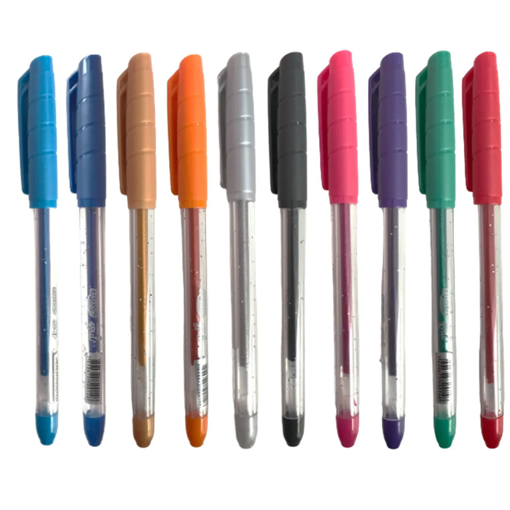 Caneta Gel Glitter BRW Soul 1.0mm Avulsa