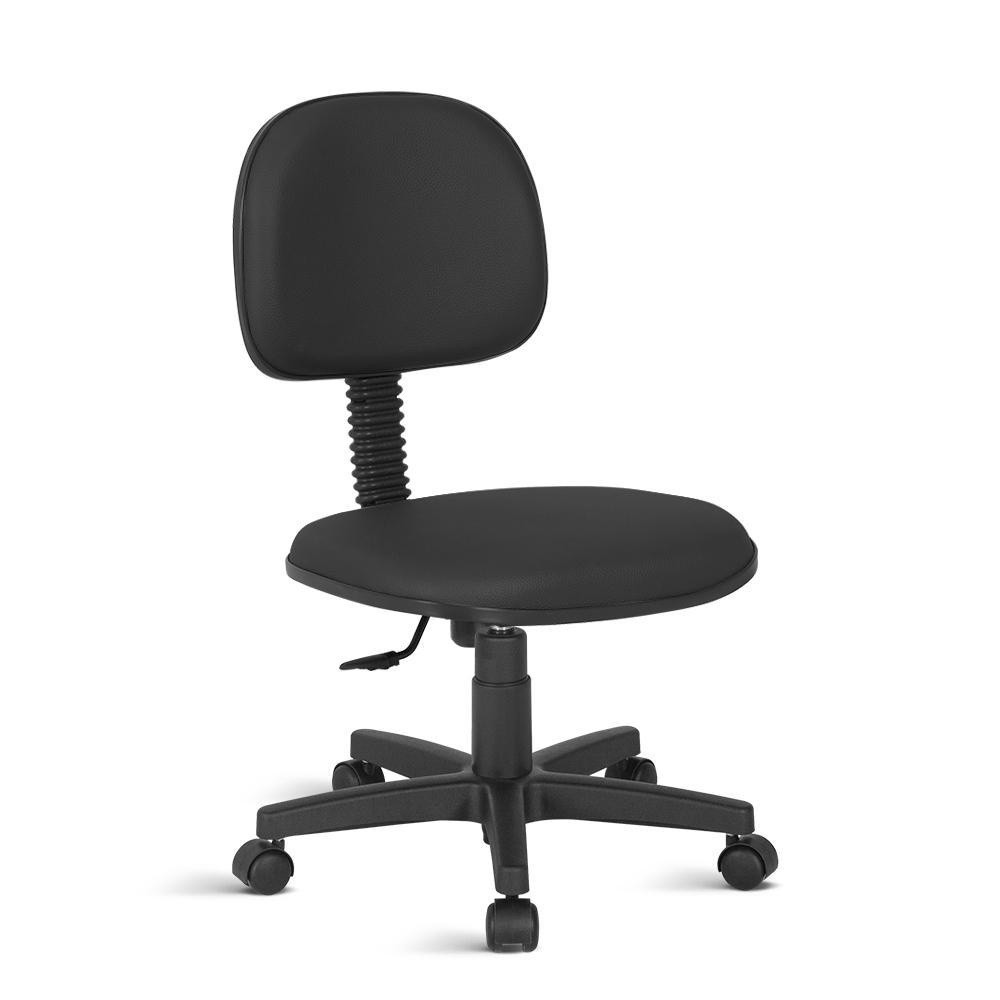 Cadeira De Escritório Secretária Rv Revestimento Tecido Preto