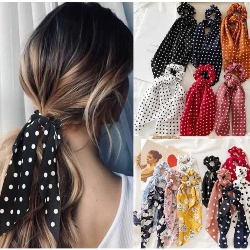 youyi KIT 12 unidades G Prendedor 2 em 1 de Cabelo/Rabico com Lenco Removivel Elástico