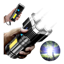 Lanterna Tática Led T9 Recarregável Potente Emergência Usb