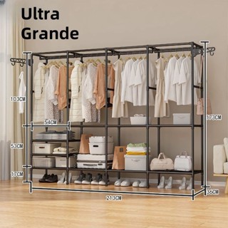 Roupeiro Arara Guarda Roupa Grande Portatil Cabideiro Para Roupa Sapateira Organizador Multiuso Armário Casa Quarto em Oferta na Shopee