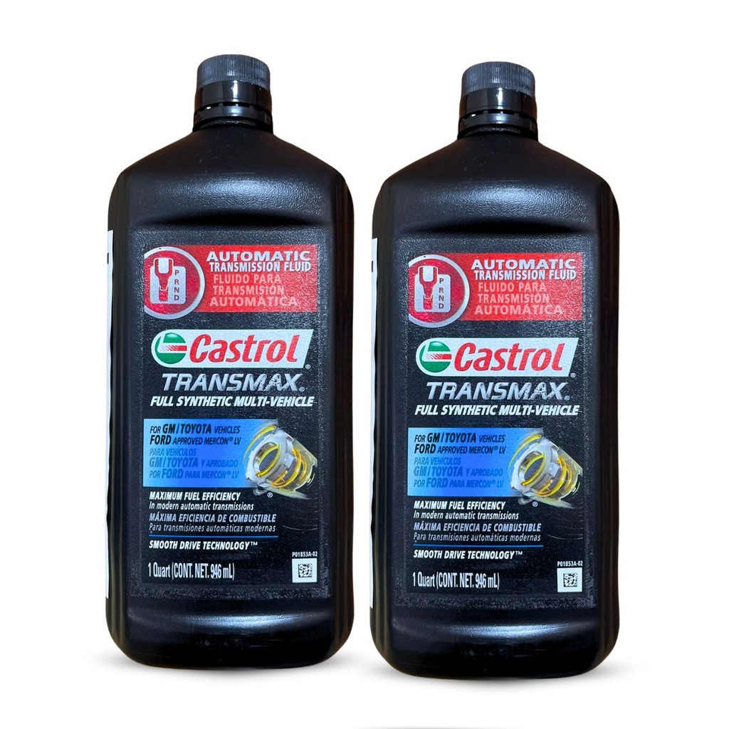 2 Óleo Transmissão Automática Atf Castrol Multiveículo Sintético Ford GM Dexron VI IIIH
