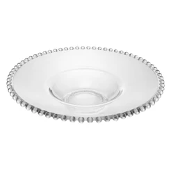 Prato para Massa Risoto Pearl Wolff - Cristal 29cm x 6cm Sofisticado para Mesa Posta Restaurante Casamento Enxoval