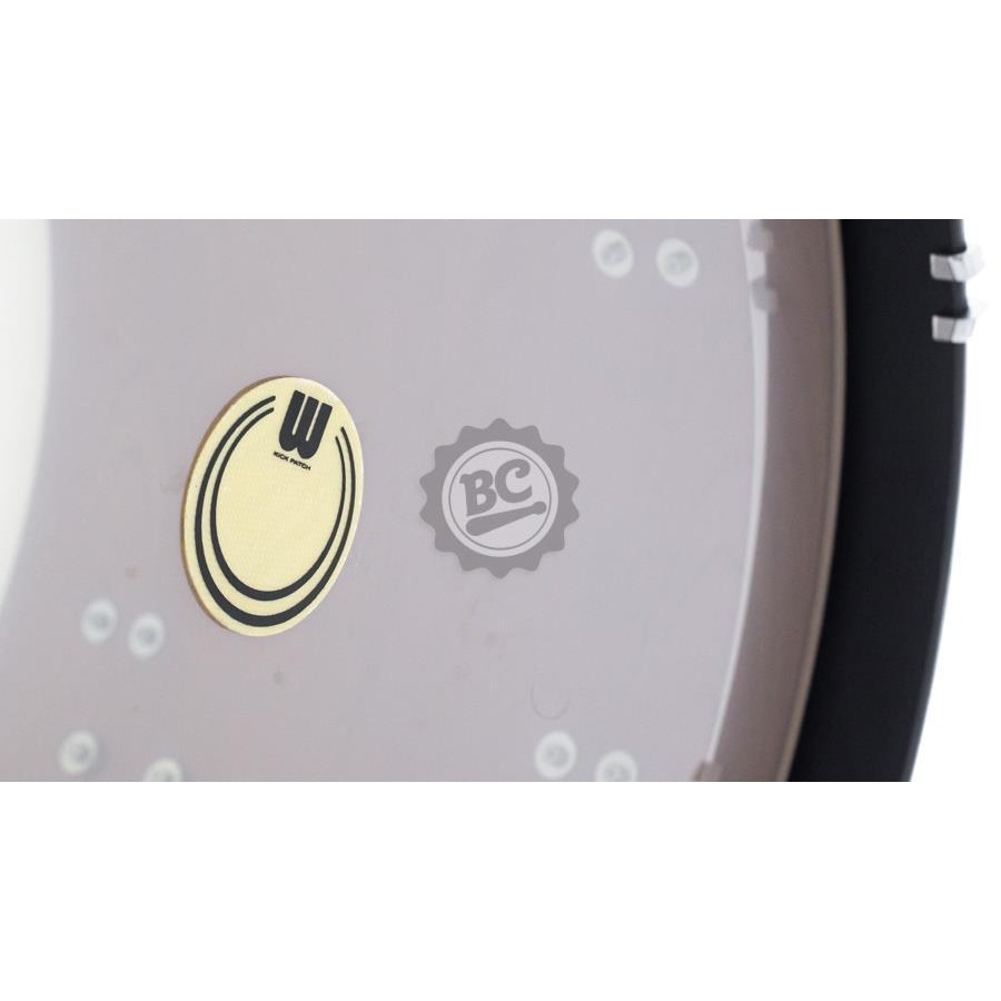 Pad Kick de Bumbo Williams Kevlar WSKV-YL Heavy Kick Patch compatível com pedal simples