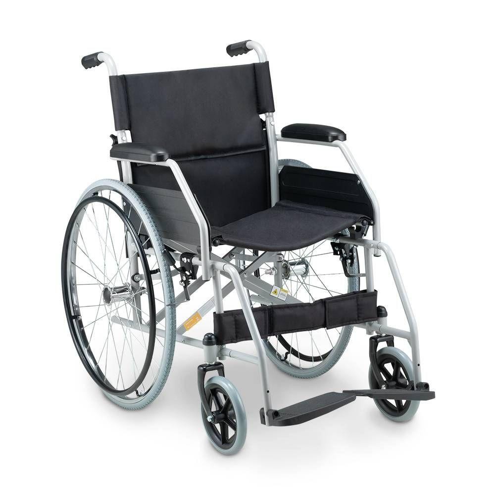 Cadeira de Rodas Dobravel Dellamed em Aço até 100KG D100 5588 em Oferta na Shopee