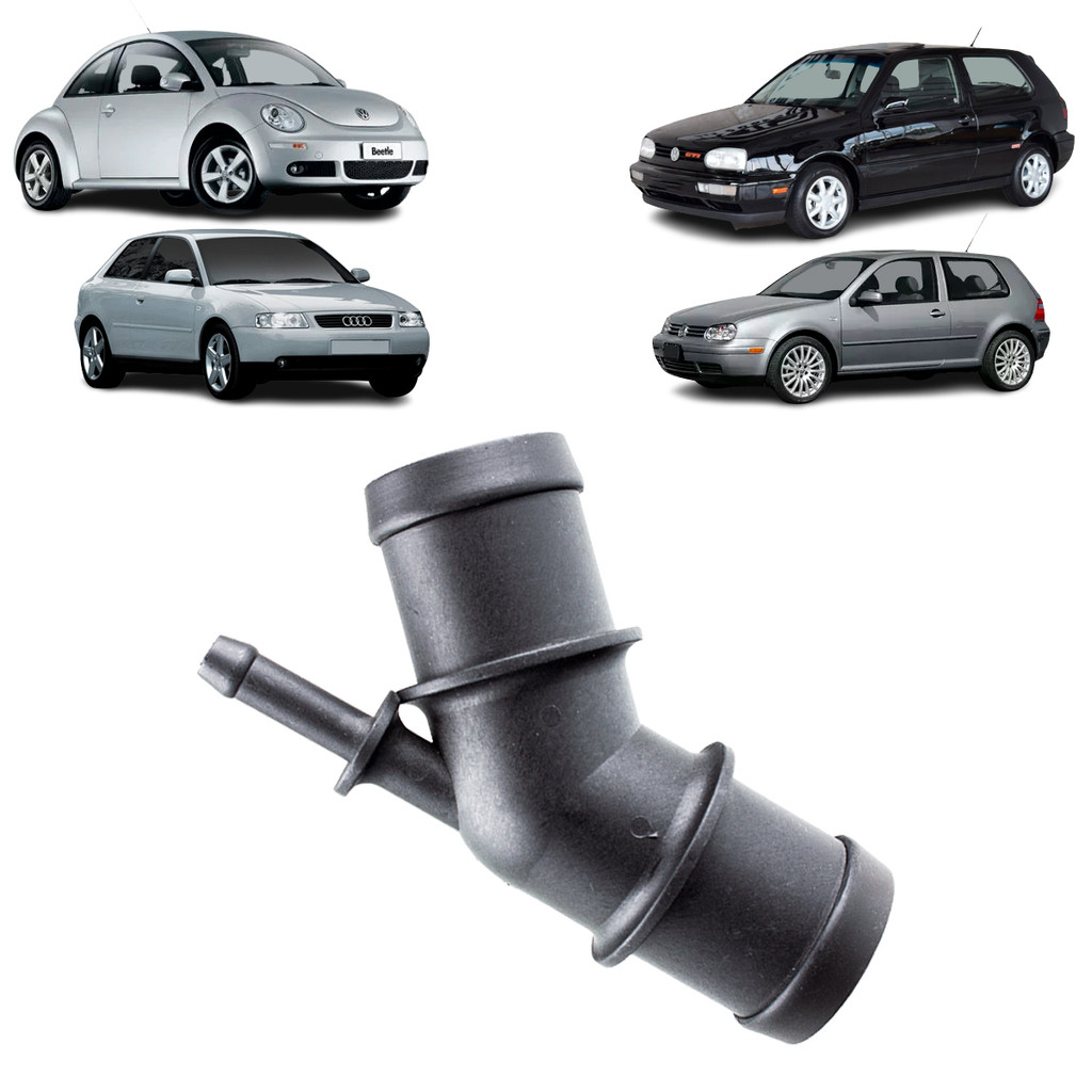 FLANGE FLUXO DE ÁGUA VW GOLF 1.8 2.0 1996 A 2003 BORA 2.0 2000 A 2003 NEW BEETLE 2.0 2000 A 2003 AUDI A3 1996 A 2003 em Oferta na Shopee