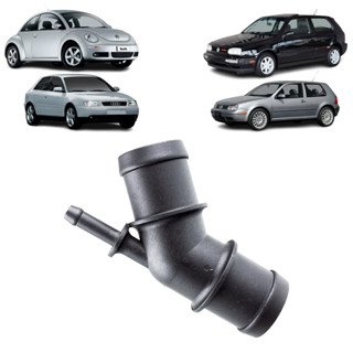 FLANGE FLUXO DE ÁGUA VW GOLF 1.8 2.0 1996 A 2003 BORA 2.0 2000 A 2003 NEW BEETLE 2.0 2000 A 2003 AUDI A3 1996 A 2003 em Oferta na Shopee