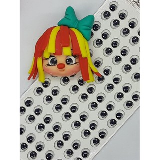 OLHO RESINADO VESGUINHO PRETO em Oferta na Shopee