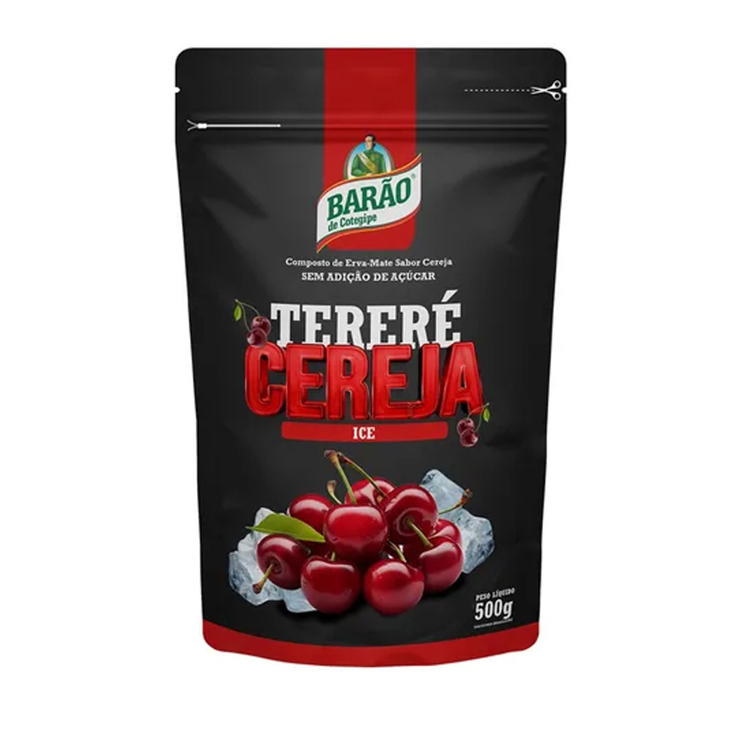 Erva mate Barão - Tereré Cereja Ice 500g
